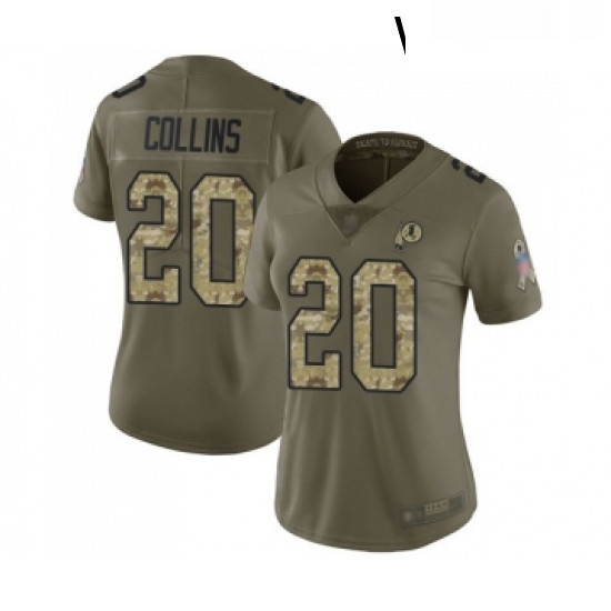 Womens Washington Redskins 20 Landon Collins Limited Olive Camo 2017 Salute to Service Football Jersey Womens Washington Redskins 20 Landon Collins Limited Olive Camo 2017 Salute to Service Football Jersey