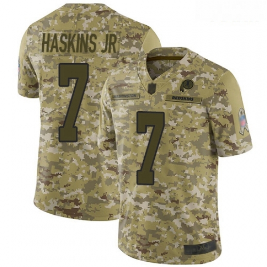Redskins #7 Dwayne Haskins Jr Camo Youth Stitched Football Limited 2018 Salute to Service Jersey Redskins #7 Dwayne Haskins Jr Camo Youth Stitched Football Limited 2018 Salute to Service Jersey