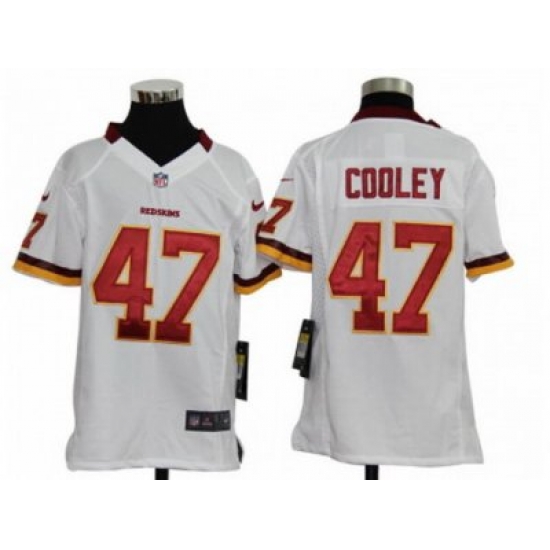 Youth Nike NFL Washington Redskins #47 Chris Cooley White Jerseys Youth Nike NFL Washington Redskins #47 Chris Cooley White Jerseys