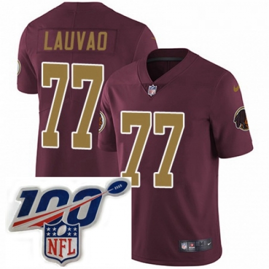 Youth Nike Washington Redskins 77 Shawn Lauvao Burgundy RedGold Number Alternate 80TH Anniversary Vapor Untouchable Limited Stitched 100th anniversary Neck Youth Nike Washington Redskins 77 Shawn Lauvao Burgundy RedGold Number Alternate 80TH Anniversary Vapor Untouchable Limited Stitched 100th anniversary Neck