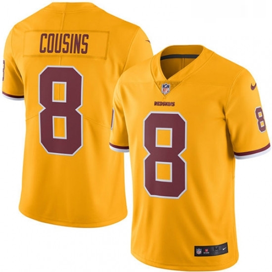 Youth Nike Washington Redskins 8 Kirk Cousins Limited Gold Rush Vapor Untouchable NFL Jersey Youth Nike Washington Redskins 8 Kirk Cousins Limited Gold Rush Vapor Untouchable NFL Jersey