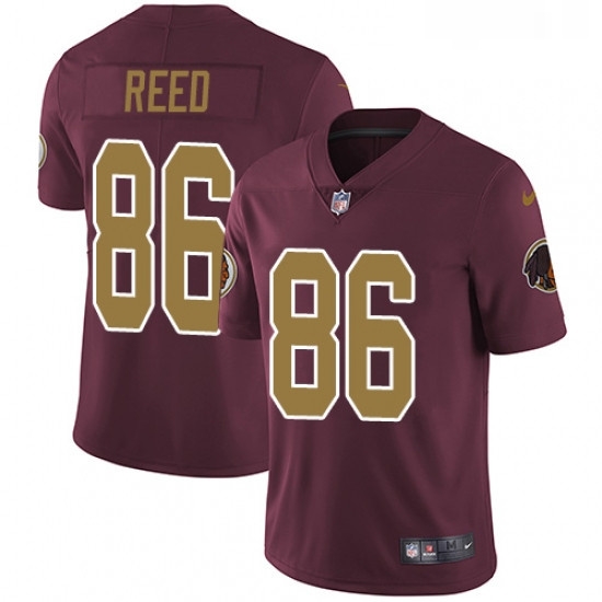 Youth Nike Washington Redskins 86 Jordan Reed Elite Burgundy RedGold Number Alternate 80TH Anniversary NFL Jersey Youth Nike Washington Redskins 86 Jordan Reed Elite Burgundy RedGold Number Alternate 80TH Anniversary NFL Jersey