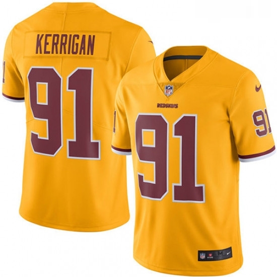 Youth Nike Washington Redskins 91 Ryan Kerrigan Limited Gold Rush Vapor Untouchable NFL Jersey Youth Nike Washington Redskins 91 Ryan Kerrigan Limited Gold Rush Vapor Untouchable NFL Jersey