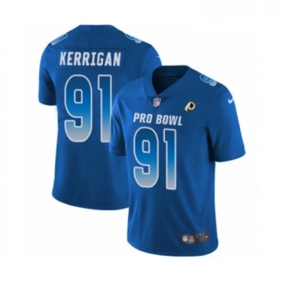 Youth Nike Washington Redskins 91 Ryan Kerrigan Limited Royal Blue NFC 2019 Pro Bowl NFL Jersey Youth Nike Washington Redskins 91 Ryan Kerrigan Limited Royal Blue NFC 2019 Pro Bowl NFL Jersey