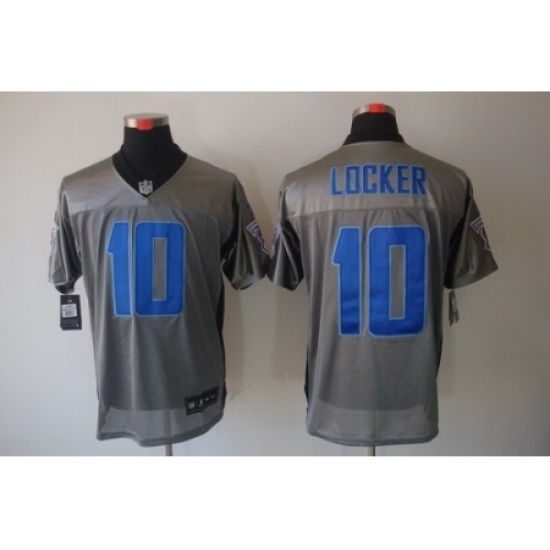 Nike Tennessee Titans 10 Jake Locker Grey Elite Shadow NFL Jersey Nike Tennessee Titans 10 Jake Locker Grey Elite Shadow NFL Jersey