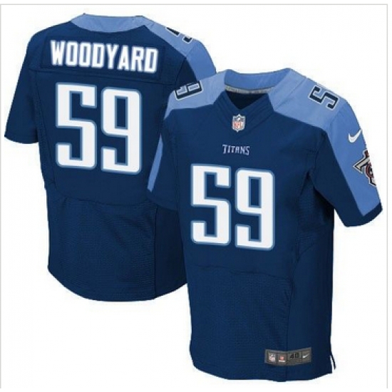 Nike Tennessee Titans #59 Wesley Woodyard Navy Blue Alternate Mens Stitched NFL Elite Jersey Nike Tennessee Titans #59 Wesley Woodyard Navy Blue Alternate Mens Stitched NFL Elite Jersey