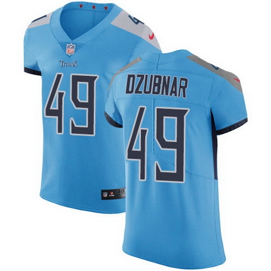 Nike Titans 49 Nick Dzubnar Light Blue Alternate Men Stitched NFL New Elite Jersey Nike Titans 49 Nick Dzubnar Light Blue Alternate Men Stitched NFL New Elite Jersey