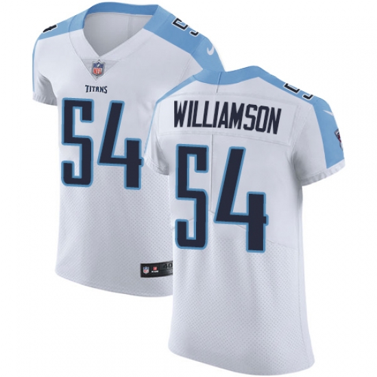 Nike Titans #54 Avery Williamson White Mens Stitched NFL Vapor Untouchable Elite Jersey Nike Titans #54 Avery Williamson White Mens Stitched NFL Vapor Untouchable Elite Jersey
