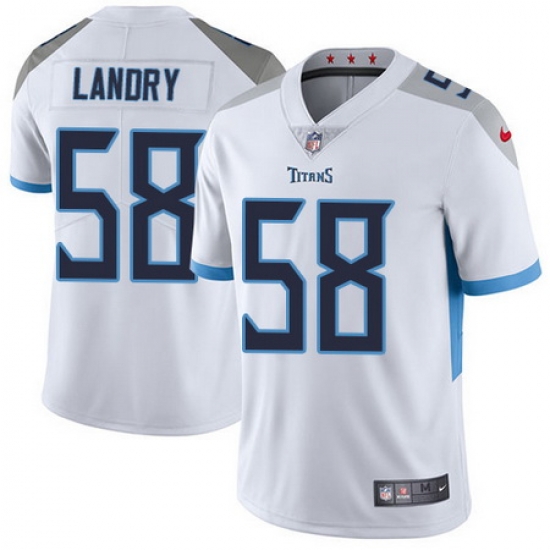 Nike Titans #58 Harold Landry White Mens Stitched NFL Vapor Untouchable Limited Jersey Nike Titans #58 Harold Landry White Mens Stitched NFL Vapor Untouchable Limited Jersey
