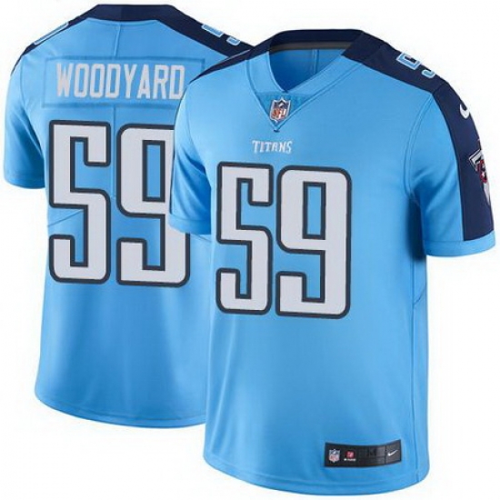Nike Titans #59 Wesley Woodyard Light Blue Mens Stitched NFL Limited Rush Jersey Nike Titans #59 Wesley Woodyard Light Blue Mens Stitched NFL Limited Rush Jersey