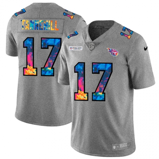 Tennessee Titans 17 Ryan Tannehill Men Nike Multi Color 2020 NFL Crucial Catch NFL Jersey Greyheather Tennessee Titans 17 Ryan Tannehill Men Nike Multi Color 2020 NFL Crucial Catch NFL Jersey Greyheather