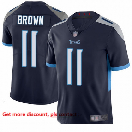 Titans 11 A J Brown Navy Blue Team Color Men Stitched Football Vapor Untouchable Limited Jersey Titans 11 A J Brown Navy Blue Team Color Men Stitched Football Vapor Untouchable Limited Jersey