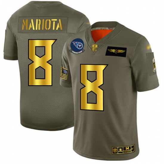 Titans 8 Marcus Mariota Camo Gold Men Stitched Football Limited 2019 Salute To Service Jersey Titans 8 Marcus Mariota Camo Gold Men Stitched Football Limited 2019 Salute To Service Jersey