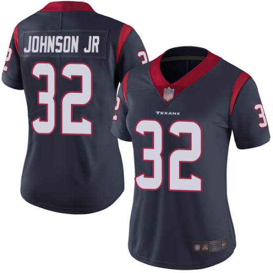 Texans 32 Lonnie Johnson Jr Navy Blue Team Color Women Stitched Football Vapor Untouchable Limited Jersey Texans 32 Lonnie Johnson Jr Navy Blue Team Color Women Stitched Football Vapor Untouchable Limited Jersey