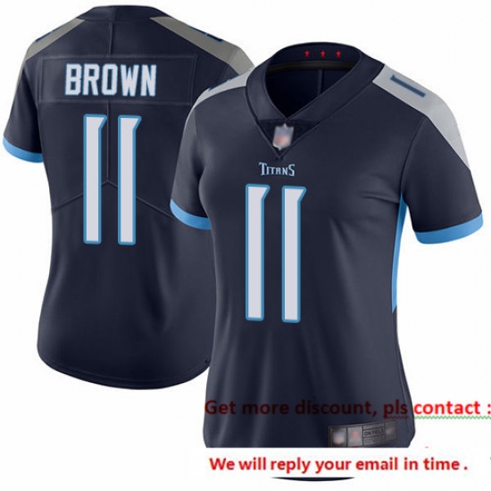 Titans 11 A J Brown Navy Blue Team Color Women Stitched Football Vapor Untouchable Limited Jersey Titans 11 A J Brown Navy Blue Team Color Women Stitched Football Vapor Untouchable Limited Jersey