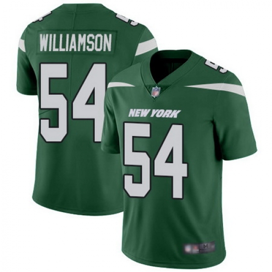 Jets #54 Avery Williamson Green Team Color Men Stitched Football Vapor Untouchable Limited Jersey Jets #54 Avery Williamson Green Team Color Men Stitched Football Vapor Untouchable Limited Jersey