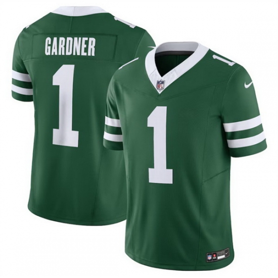 Men New York Jets 1 Ahmad Sauce Gardner Green 2024 F U S E Vapor Limited Stitched Jersey Men New York Jets 1 Ahmad Sauce Gardner Green 2024 F U S E Vapor Limited Stitched Jersey