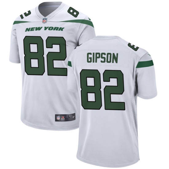 Men New York Jets 82 Xavier Gipson White Stitched Jersey Men New York Jets 82 Xavier Gipson White Stitched Jersey