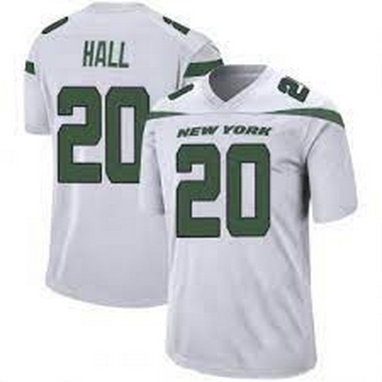 Men Nike New York Jets Breece Hall #20 Green 2022 NFL Draft Player Vapor Limited White Jersey Men Nike New York Jets Breece Hall #20 Green 2022 NFL Draft Player Vapor Limited White Jersey