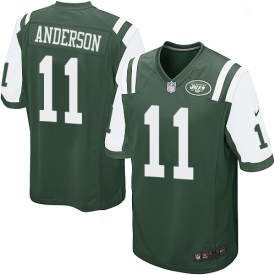 Mens Nike New York Jets 11 Robby Anderson Game Green Team Color NFL Jersey Mens Nike New York Jets 11 Robby Anderson Game Green Team Color NFL Jersey