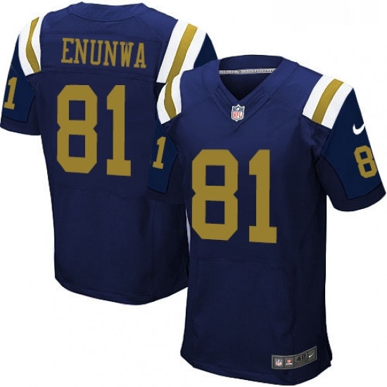 Mens Nike New York Jets 81 Quincy Enunwa Elite Navy Blue Alternate NFL Jersey Mens Nike New York Jets 81 Quincy Enunwa Elite Navy Blue Alternate NFL Jersey