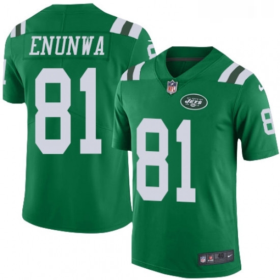 Mens Nike New York Jets 81 Quincy Enunwa Limited Green Rush Vapor Untouchable NFL Jersey Mens Nike New York Jets 81 Quincy Enunwa Limited Green Rush Vapor Untouchable NFL Jersey