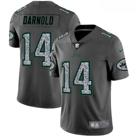 Nike Jets 14 Sam Darnold Gray Camo Vapor Untouchable Limited Jersey Nike Jets 14 Sam Darnold Gray Camo Vapor Untouchable Limited Jersey