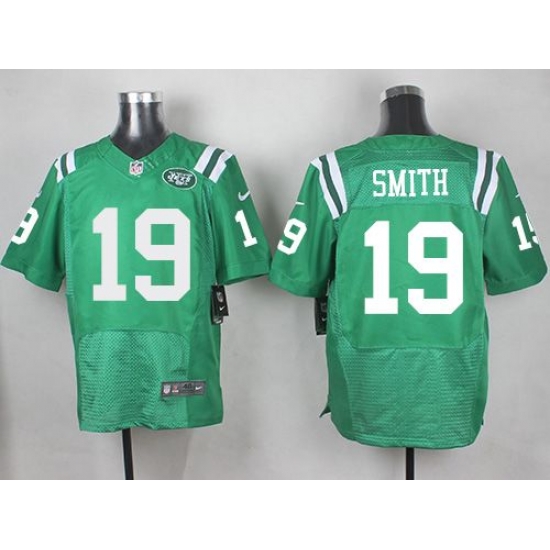 Nike Jets #19 Devin Smith Green Mens Stitched NFL Elite Rush Jersey Nike Jets #19 Devin Smith Green Mens Stitched NFL Elite Rush Jersey