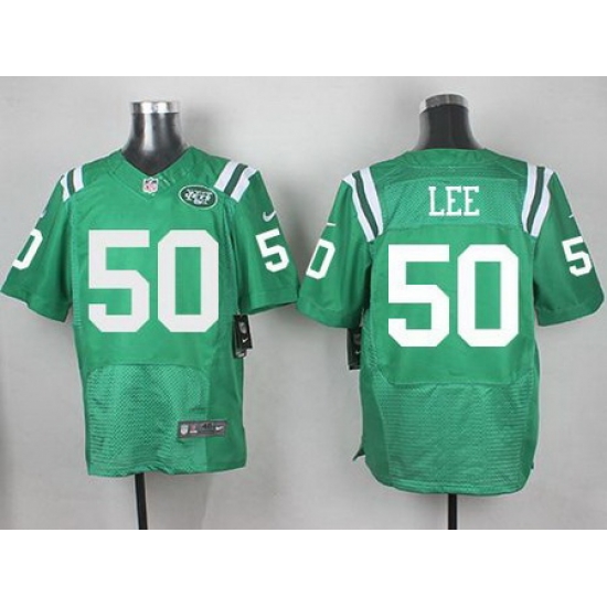 Nike Jets #50 Darron Lee Green Mens Stitched NFL Elite Rush Jersey Nike Jets #50 Darron Lee Green Mens Stitched NFL Elite Rush Jersey