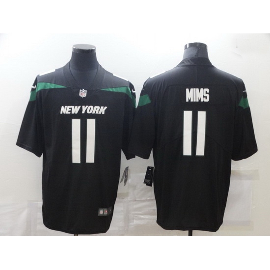 Nike New York Jets 11 Denzel Mims Black Vapor Untouchable Limited Jersey Nike New York Jets 11 Denzel Mims Black Vapor Untouchable Limited Jersey