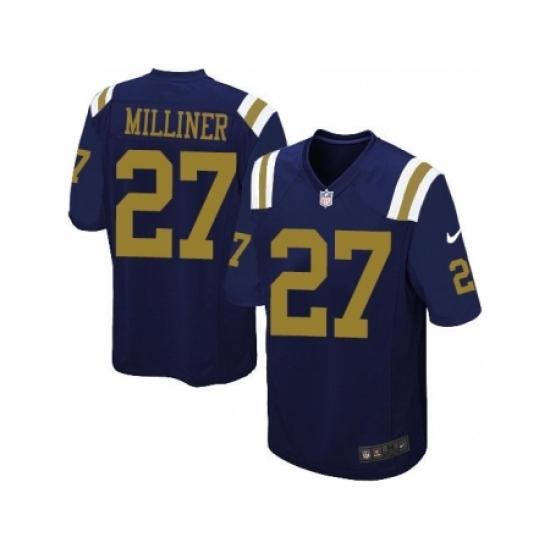 Nike New York Jets 27 Dee Milliner Blue Limited Alternate NFL Jersey Nike New York Jets 27 Dee Milliner Blue Limited Alternate NFL Jersey