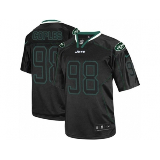 Nike New York Jets 98 Quinton Coples Black Limited Lights Out NFL Jersey Nike New York Jets 98 Quinton Coples Black Limited Lights Out NFL Jersey