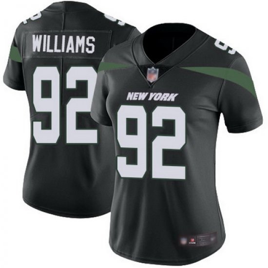 Jets 92 Leonard Williams Black Alternate Womens Stitched Football Vapor Untouchable Limited Jersey Jets 92 Leonard Williams Black Alternate Womens Stitched Football Vapor Untouchable Limited Jersey