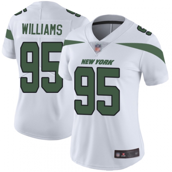 Jets 95 Quinnen Williams White Women Stitched Football Vapor Untouchable Limited Jersey Jets 95 Quinnen Williams White Women Stitched Football Vapor Untouchable Limited Jersey