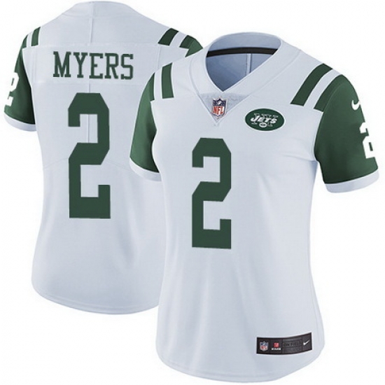 Nike Jets 2 Jason Myers White Womens Stitched NFL Vapor Untouchable Limited Jersey Nike Jets 2 Jason Myers White Womens Stitched NFL Vapor Untouchable Limited Jersey