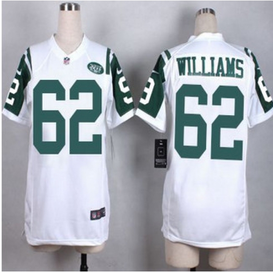 Women New Jets #62 Leonard Williams White Stitched NFL Elite Jersey Women New Jets #62 Leonard Williams White Stitched NFL Elite Jersey