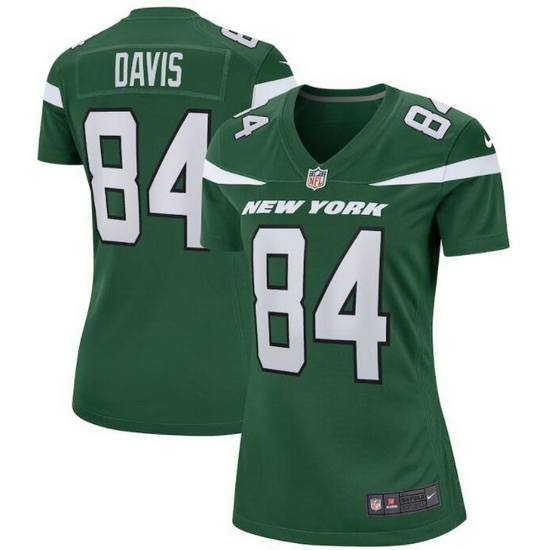 Women New York Jets Corey Davis #84 Green Vapor Limited Stitched Football Jersey Women New York Jets Corey Davis #84 Green Vapor Limited Stitched Football Jersey