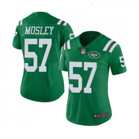 Womens New York Jets 57 CJ Mosley Limited Green Rush Vapor Untouchable Football Jersey Womens New York Jets 57 CJ Mosley Limited Green Rush Vapor Untouchable Football Jersey