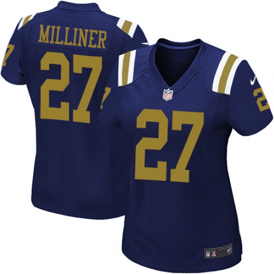 Women's Nike New York Jets #27 Dee Milliner Limited Navy Blue Alternate NFL Jersey Women's Nike New York Jets #27 Dee Milliner Limited Navy Blue Alternate NFL Jersey
