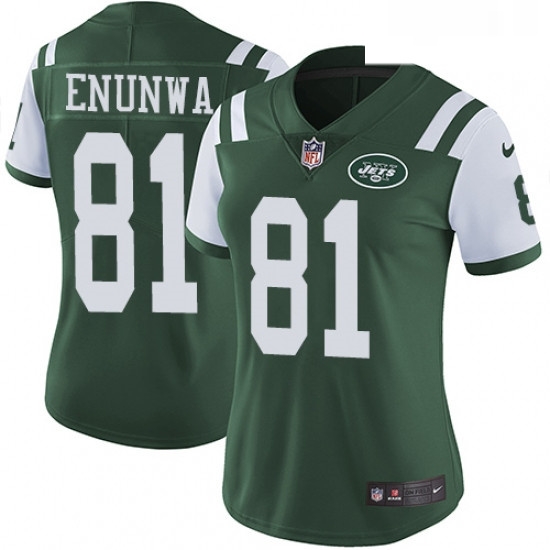 Womens Nike New York Jets 81 Quincy Enunwa Elite Green Team Color NFL Jersey Womens Nike New York Jets 81 Quincy Enunwa Elite Green Team Color NFL Jersey