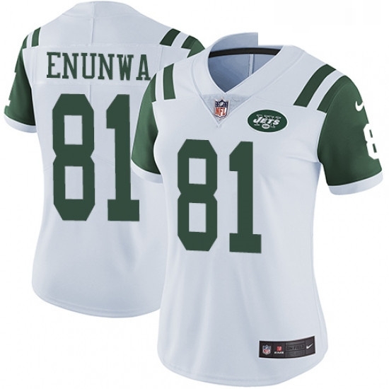 Womens Nike New York Jets 81 Quincy Enunwa White Vapor Untouchable Limited Player NFL Jersey Womens Nike New York Jets 81 Quincy Enunwa White Vapor Untouchable Limited Player NFL Jersey