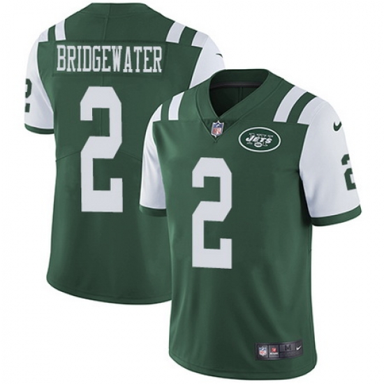 Nike Jets #2 Teddy Bridgewater Green Team Color Youth Stitched NFL Vapor Untouchable Limited Jersey Nike Jets #2 Teddy Bridgewater Green Team Color Youth Stitched NFL Vapor Untouchable Limited Jersey