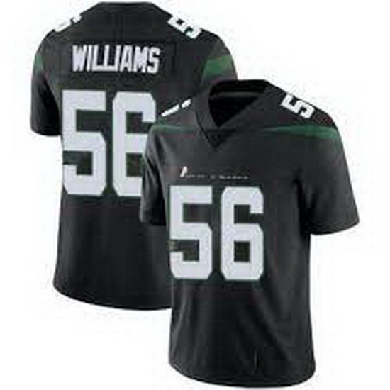 Youth New York Jets Quincy Williams #56 Black Vapor Limited Stitched Football Jersey Youth New York Jets Quincy Williams #56 Black Vapor Limited Stitched Football Jersey