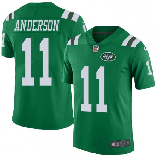 Youth Nike New York Jets 11 Robby Anderson Limited Green Rush Vapor Untouchable NFL Jersey Youth Nike New York Jets 11 Robby Anderson Limited Green Rush Vapor Untouchable NFL Jersey