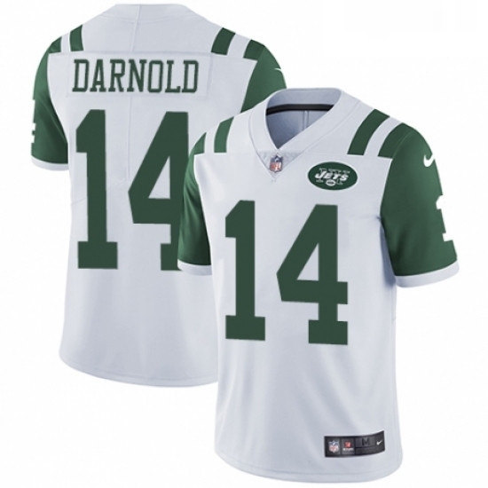 Youth Nike New York Jets 14 Sam Darnold White Vapor Untouchable Limited Player NFL Jersey Youth Nike New York Jets 14 Sam Darnold White Vapor Untouchable Limited Player NFL Jersey