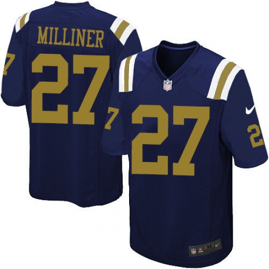 Youth Nike New York Jets #27 Dee Milliner Limited Navy Blue Alternate NFL Jersey Youth Nike New York Jets #27 Dee Milliner Limited Navy Blue Alternate NFL Jersey