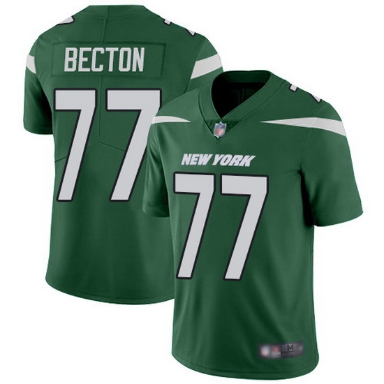 Youth Nike New York Jets 77 Mekhi Becton Green Stitched NFL Vapor Untouchable Limited Jersey Youth Nike New York Jets 77 Mekhi Becton Green Stitched NFL Vapor Untouchable Limited Jersey