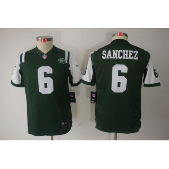 Youth Nike Youth New York Jets #6 Mark Sanchez Green Limited Jerseys Youth Nike Youth New York Jets #6 Mark Sanchez Green Limited Jerseys