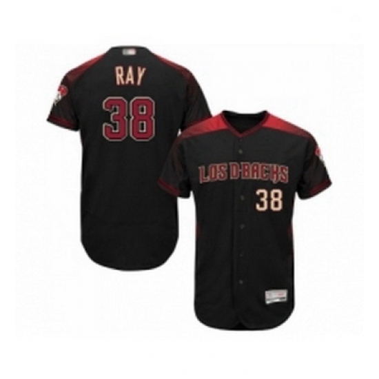 Mens Arizona Diamondbacks 38 Robbie Ray Black Alternate Authentic Collection Flex Base Baseball Jersey Mens Arizona Diamondbacks 38 Robbie Ray Black Alternate Authentic Collection Flex Base Baseball Jersey