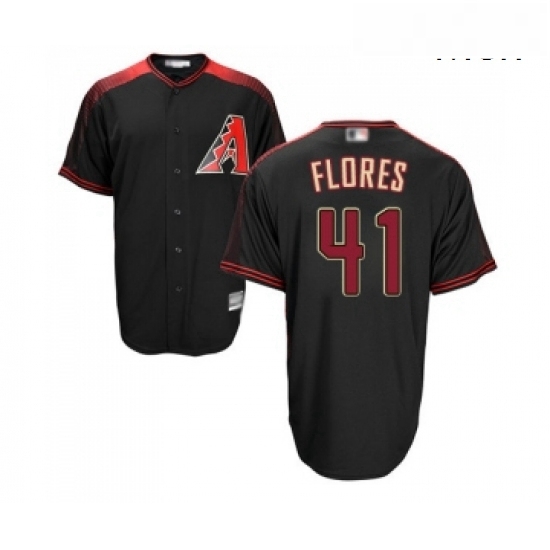 Mens Arizona Diamondbacks 41 Wilmer Flores Replica Black Brick Alternate Home Cool Base Baseball Jersey Mens Arizona Diamondbacks 41 Wilmer Flores Replica Black Brick Alternate Home Cool Base Baseball Jersey